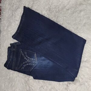 Telepatia Bootcut Low Rise Brand New Stylish Blue Women's Jeans